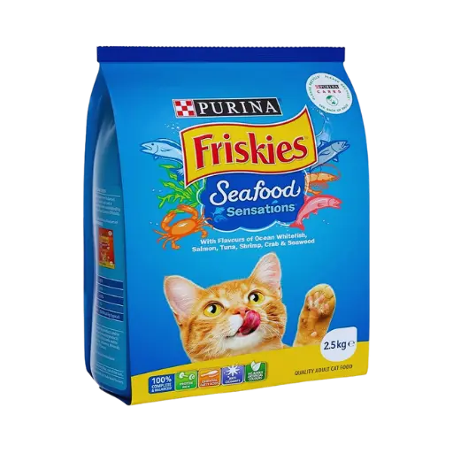 Friskies Seafood Sensations Adult Cat Dry Food Friskies Seafood Sensations Adult Cat Dry Food